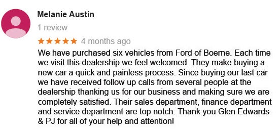 Ford of Boerne Review