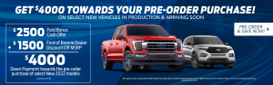 Pre-Order Purchase at Ford of Boerne- Boerne, TX