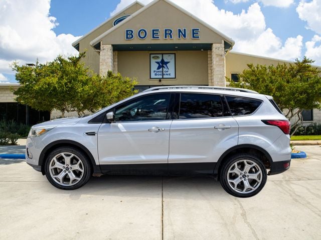 Used 2019 Ford Escape Titanium with VIN 1FMCU0J90KUA34297 for sale in Boerne, TX