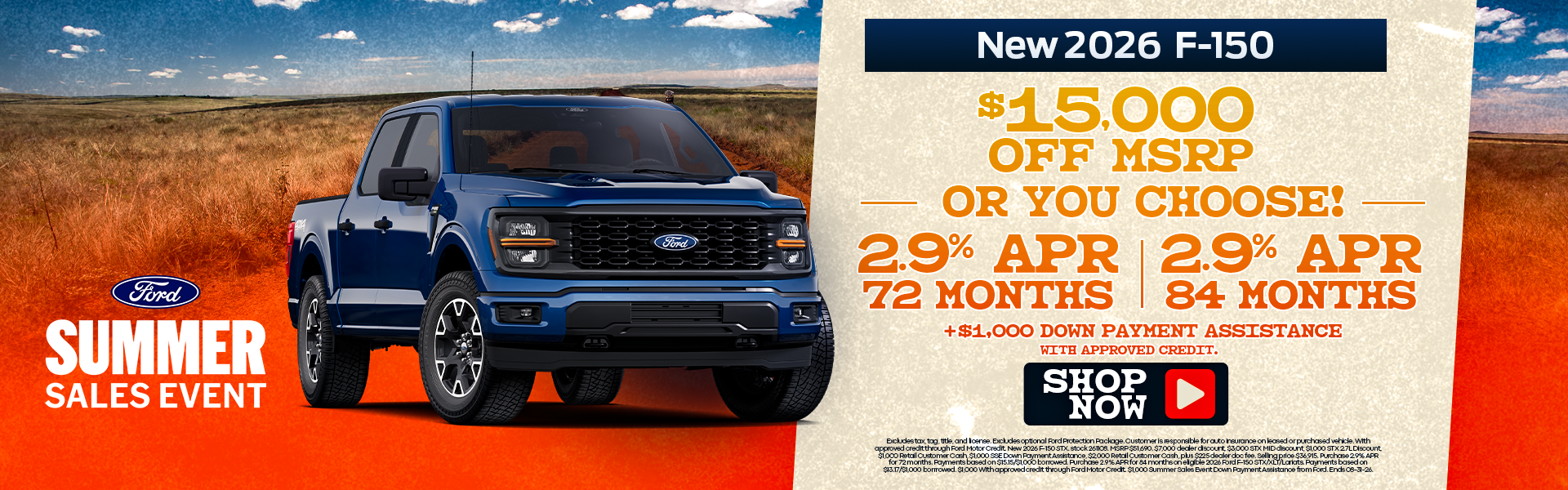 New F-150 Offer at Ford of Borne 