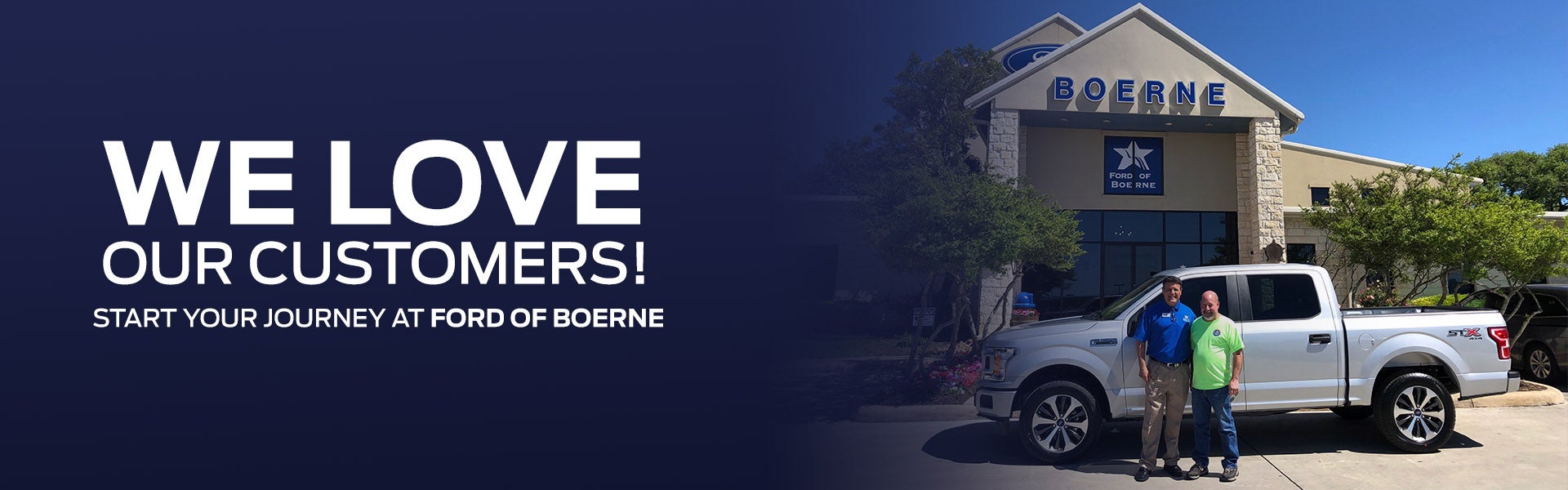 We love our customers