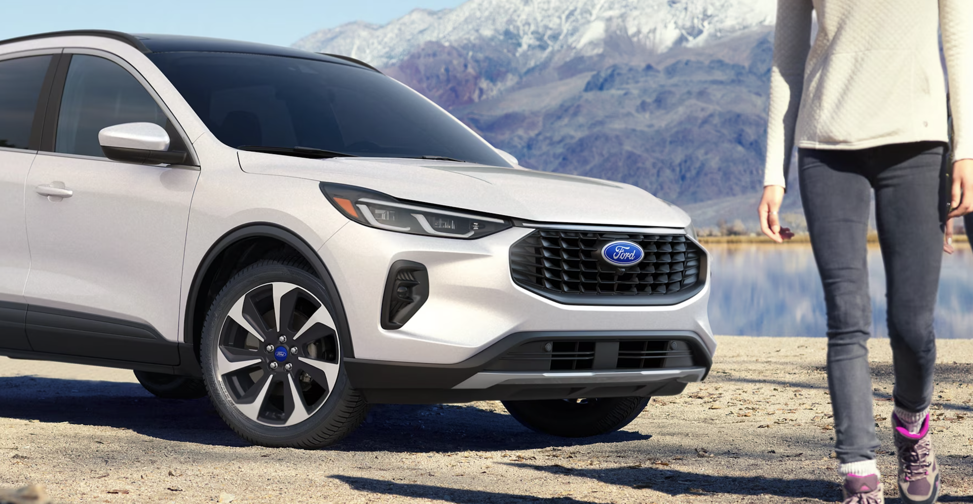 White 2025 Ford Escape SUV Nearby Kerrville, TX