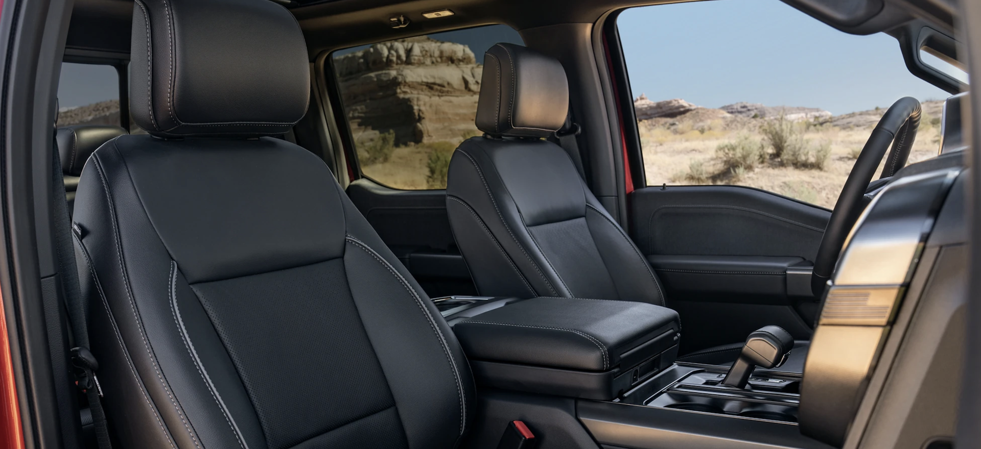 New 2025 Ford F-150 Interior Features Near Me in Kerrville, TX