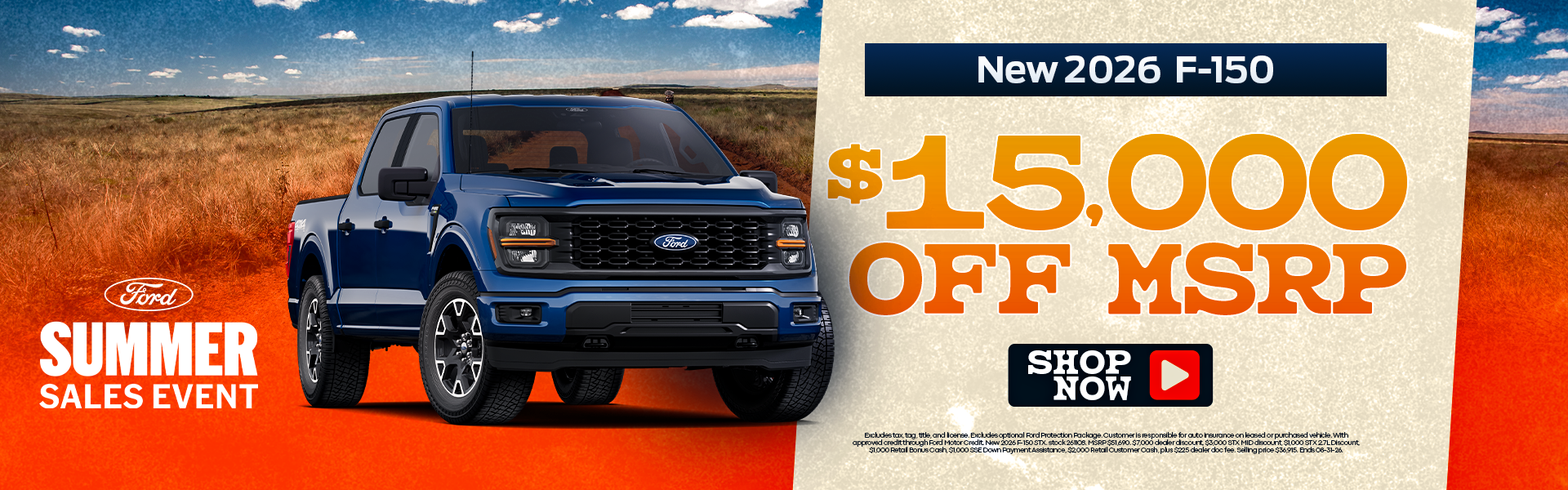 New F-150 Offer at Ford of Borne 